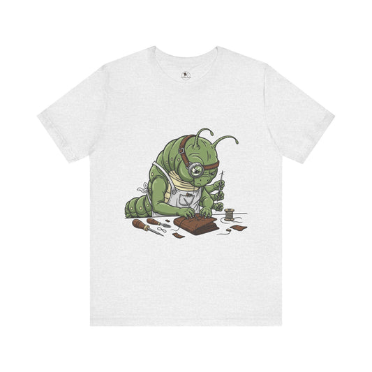 Cute Critter Crafting Tee - Fun Graphic Unisex T-Shirt for Creatives, Perfect Gift for Artsy Individuals - ArtOm_farm™ LEATHER