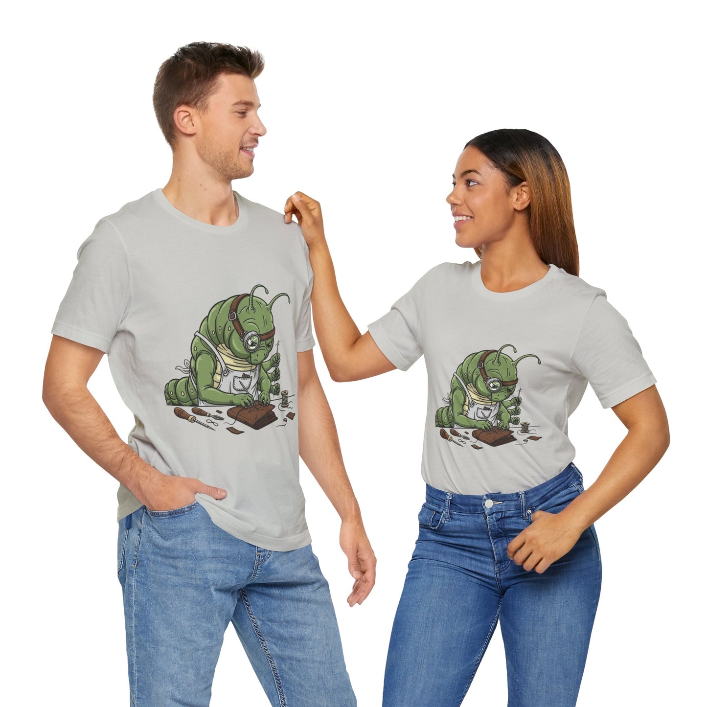 Cute Critter Crafting Tee - Fun Graphic Unisex T-Shirt for Creatives, Perfect Gift for Artsy Individuals - ArtOm_farm™ LEATHER