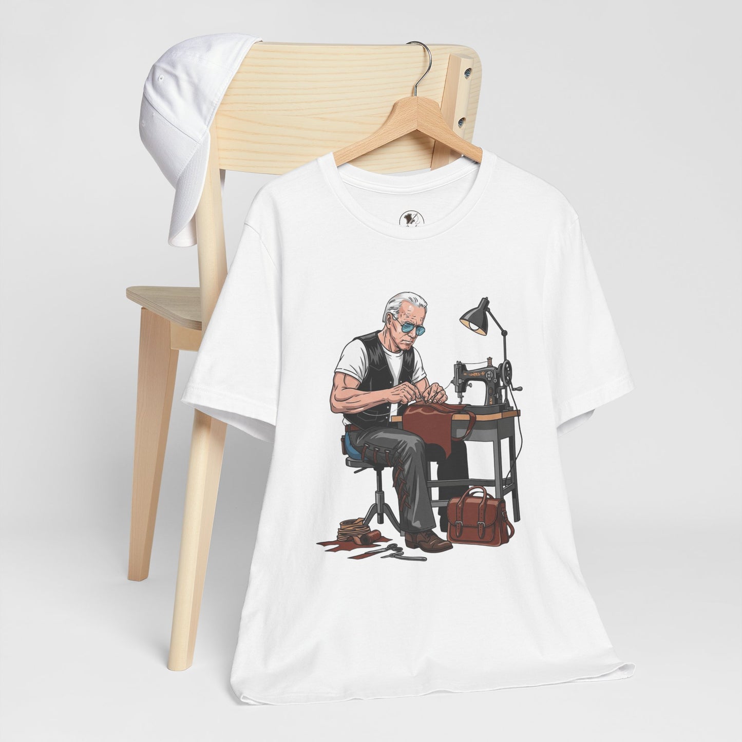 Craftsman Tee for Makers - Perfect Father's Day Gift for Sewing Enthusiasts and Artisan Apparel - ArtOm_farm™ LEATHER