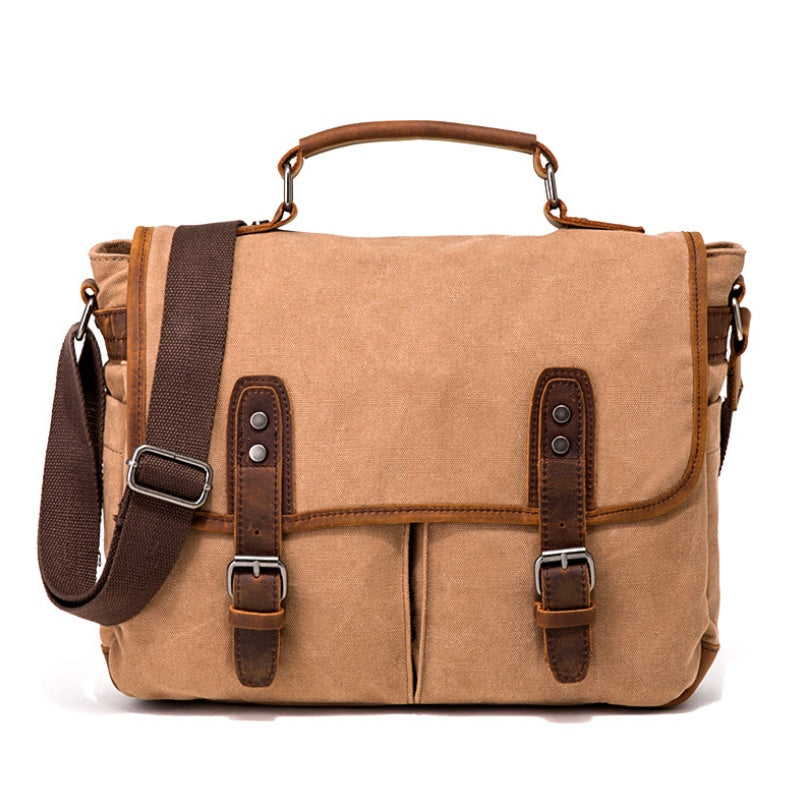 Horse Leather Briefcase - Premium Quality Leather Laptop Bag for Professionals - ArtOm_farm™ LEATHER