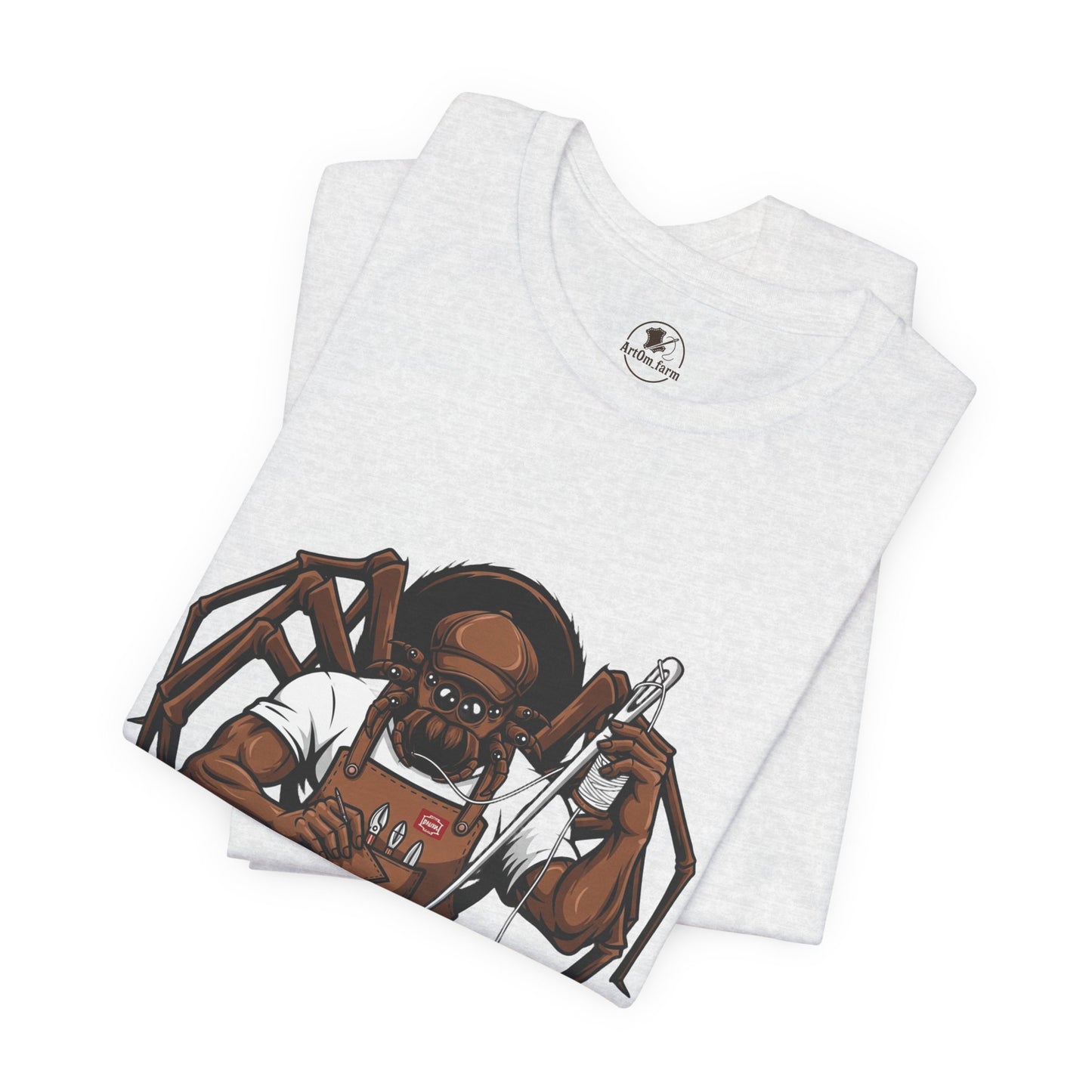 Spider-Man Graphic Tee for Unisex, Fun Short Sleeve Jersey Top, Perfect Gift for Comic Lovers, Casual Wear, Halloween Costume Essential - ArtOm_farm™ LEATHER