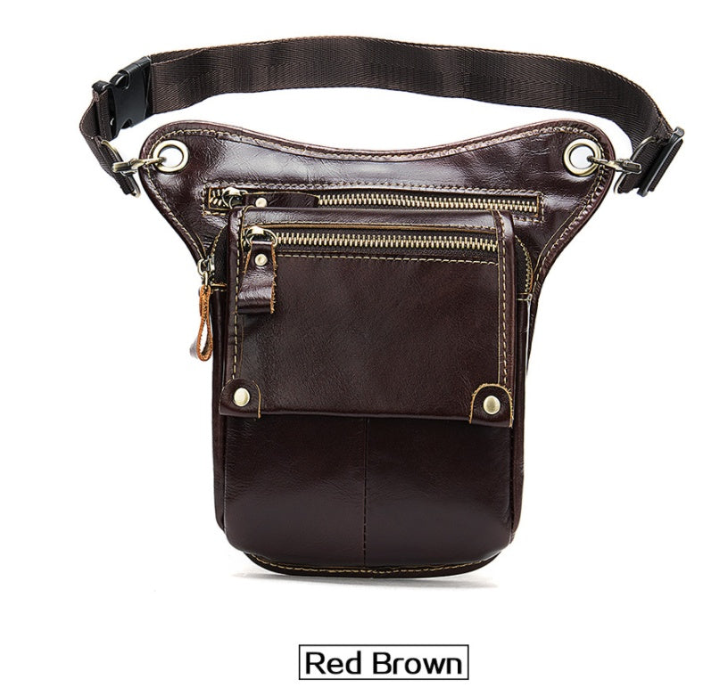 Vintage Leather Crossbody Bag - Timeless Style and Durability - ArtOm_farm™ LEATHER
