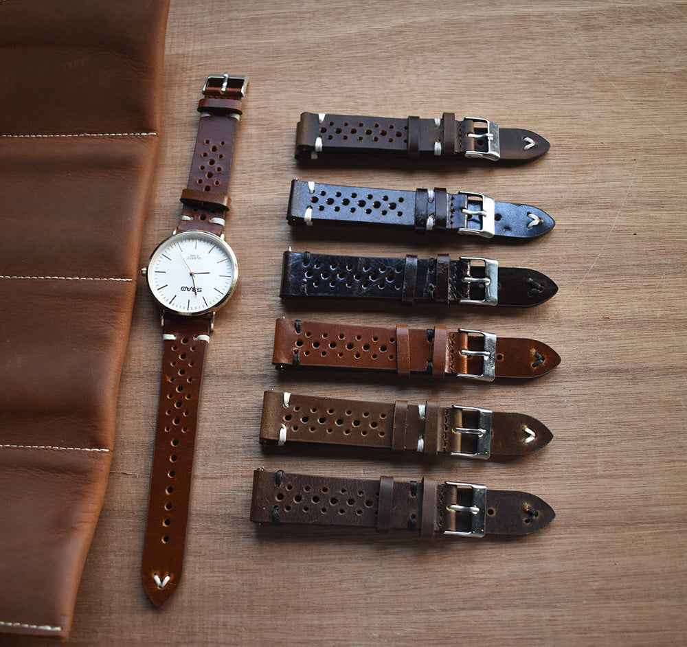 Crazy Horse Leather Strap - Handmade Quality Leather Strap for Durability and Style