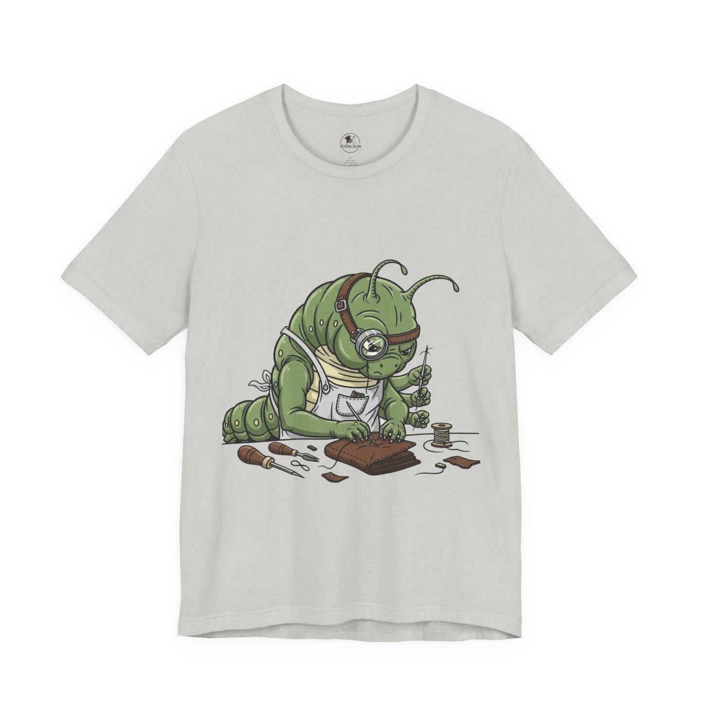 Cute Critter Crafting Tee - Fun Graphic Unisex T-Shirt for Creatives, Perfect Gift for Artsy Individuals - ArtOm_farm™ LEATHER
