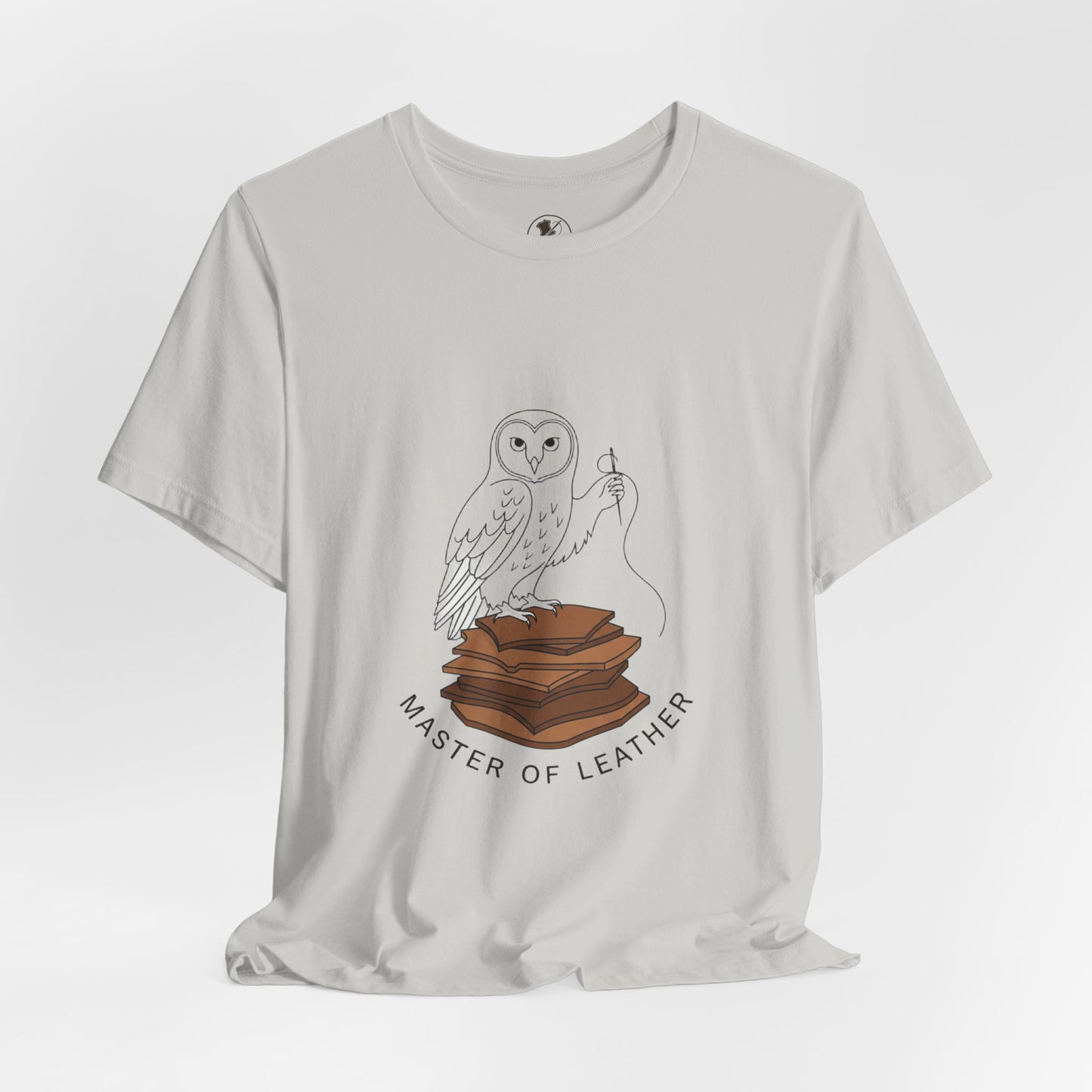 Master of Leather Tee - Ideal for Craftsmen, Creative Gifts, Casual Wear, and Artistic Celebrations - ArtOm_farm™ LEATHER