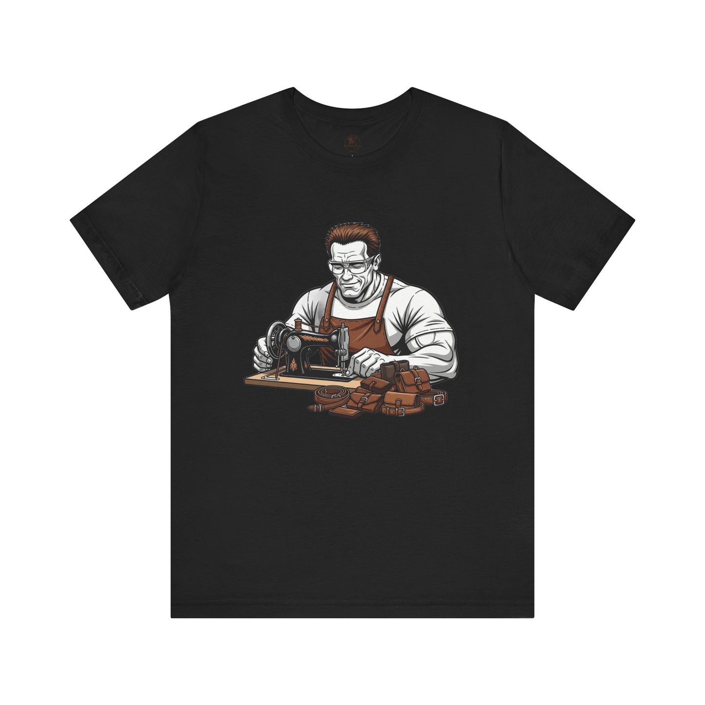Crafty Masculine Tee - Unique Humor Shirt for Father's Day, Unisex Graphic Tee, Artisan Style Apparel - ArtOm_farm™ LEATHER