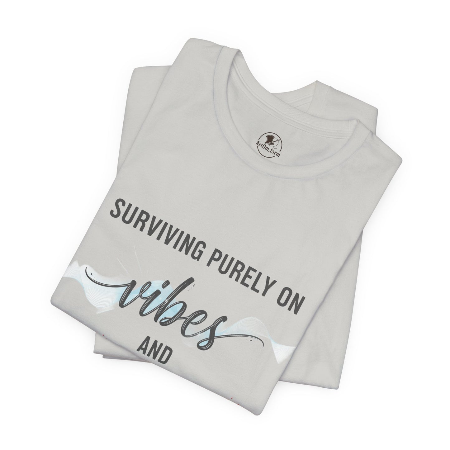 Vibes Chaos Tee - Unisex Jersey Short Sleeve Graphic T-Shirt for Casual Everyday Wear and Summer Essentials - ArtOm_farm™ LEATHER