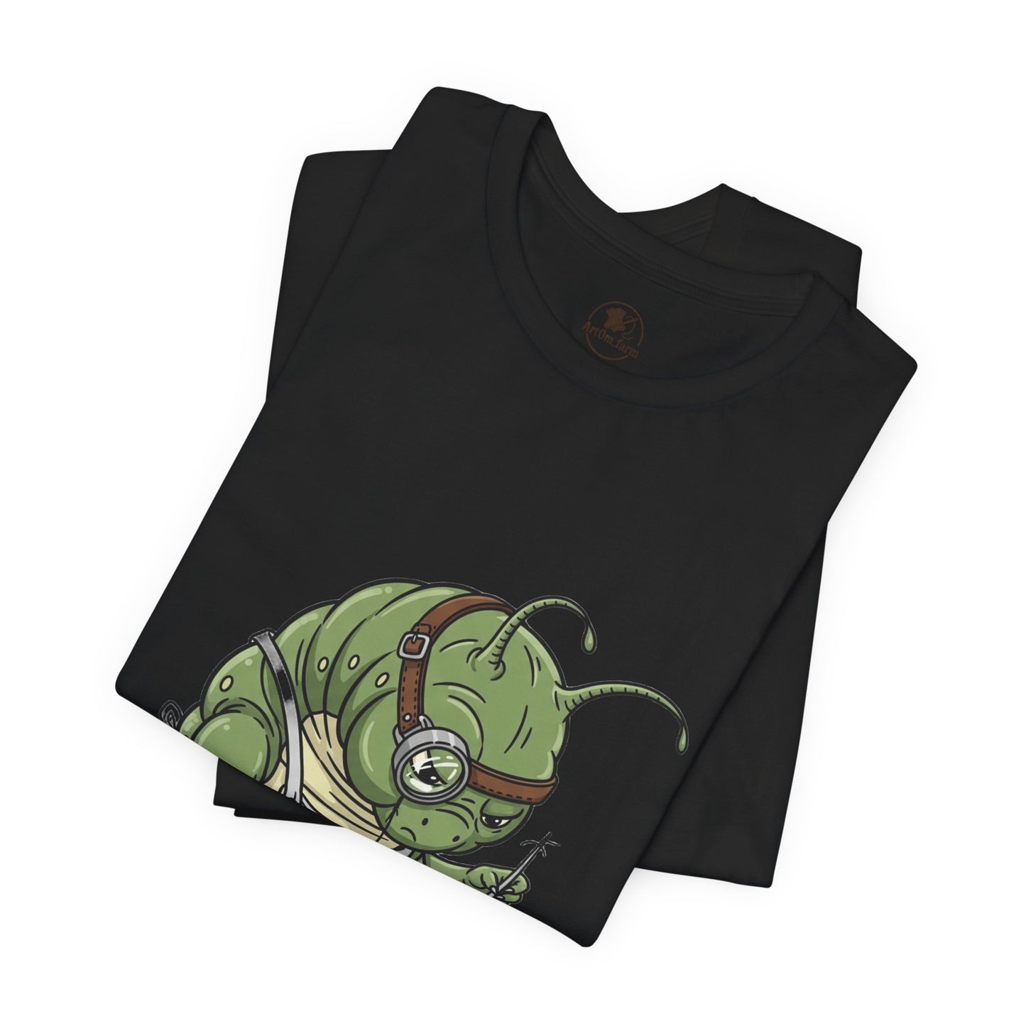 Cute Critter Crafting Tee - Fun Graphic Unisex T-Shirt for Creatives, Perfect Gift for Artsy Individuals - ArtOm_farm™ LEATHER