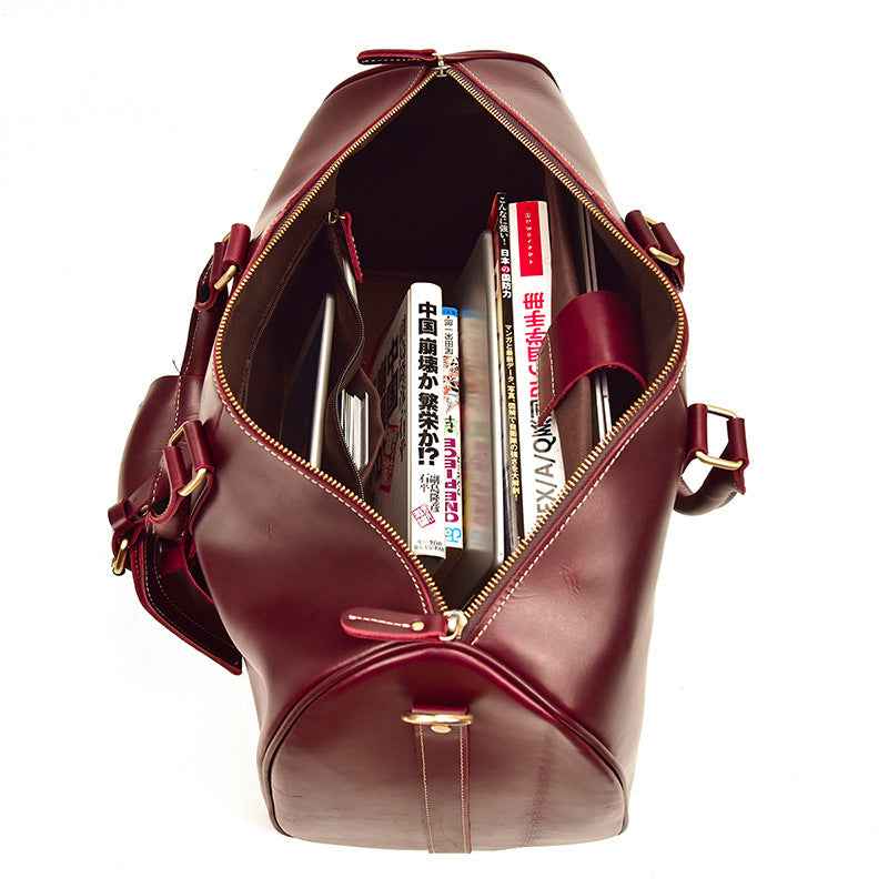 Crazy Horse Leather Tote Bag - ArtOm_farm™ LEATHER