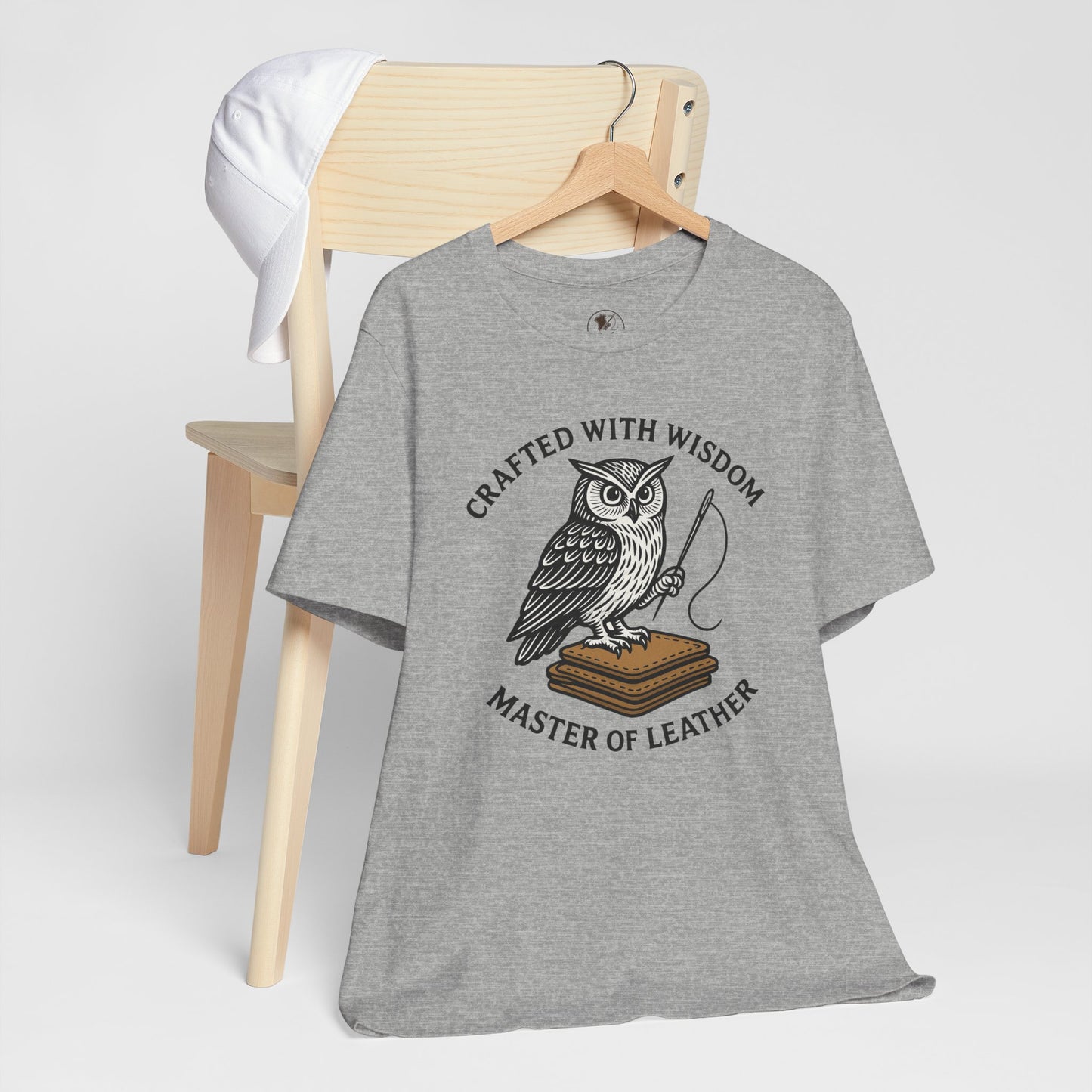 Wise Owl Unisex Tee - Unique Animal Design, Eco-Friendly Apparel for Crafters and Style Enthusiasts