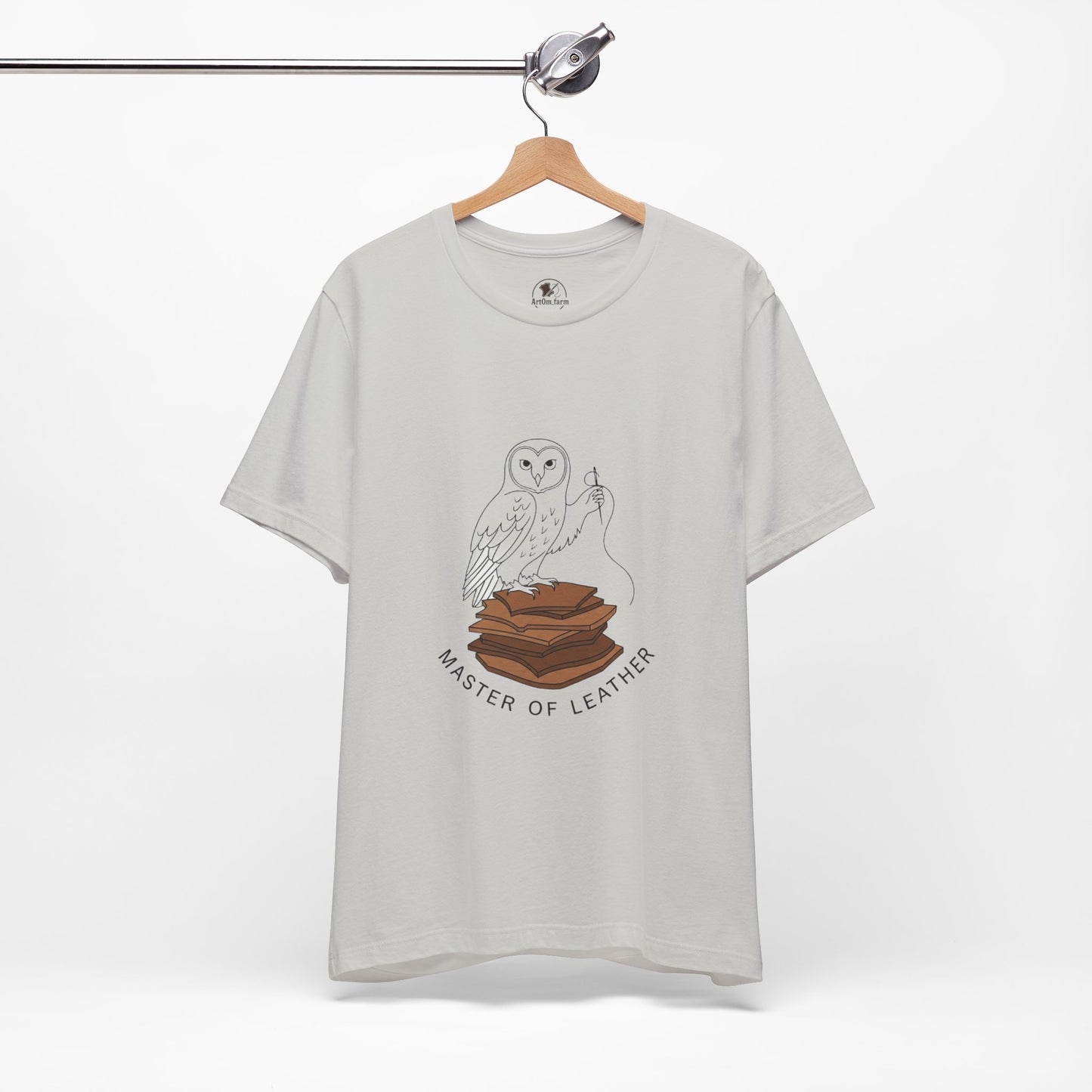 Master of Leather Tee - Ideal for Craftsmen, Creative Gifts, Casual Wear, and Artistic Celebrations - ArtOm_farm™ LEATHER