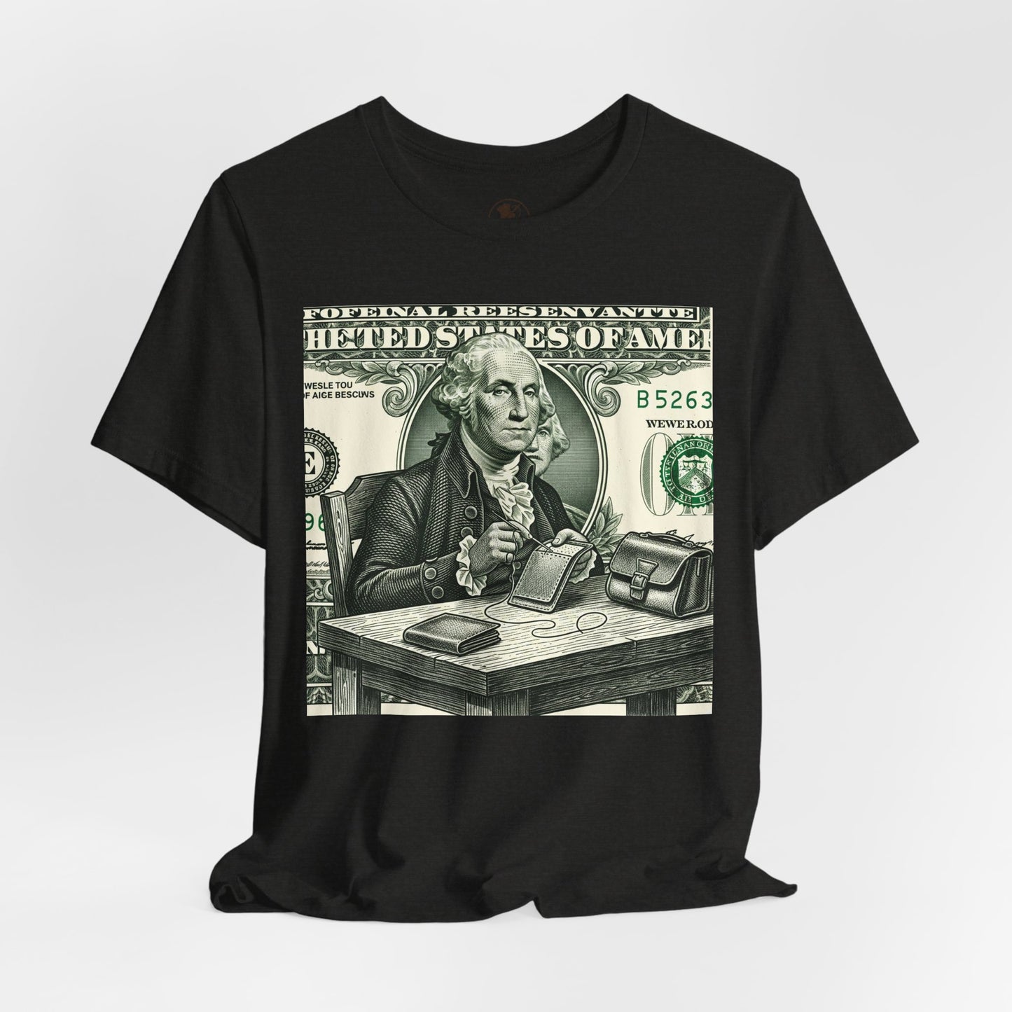 Alexander Hamilton Graphic Tee - Unisex Jersey Shirt for History Lovers, Vintage Style Casual Wear, Great Benjamin Franklin Graphic Tee Gift - ArtOm_farm™ LEATHER