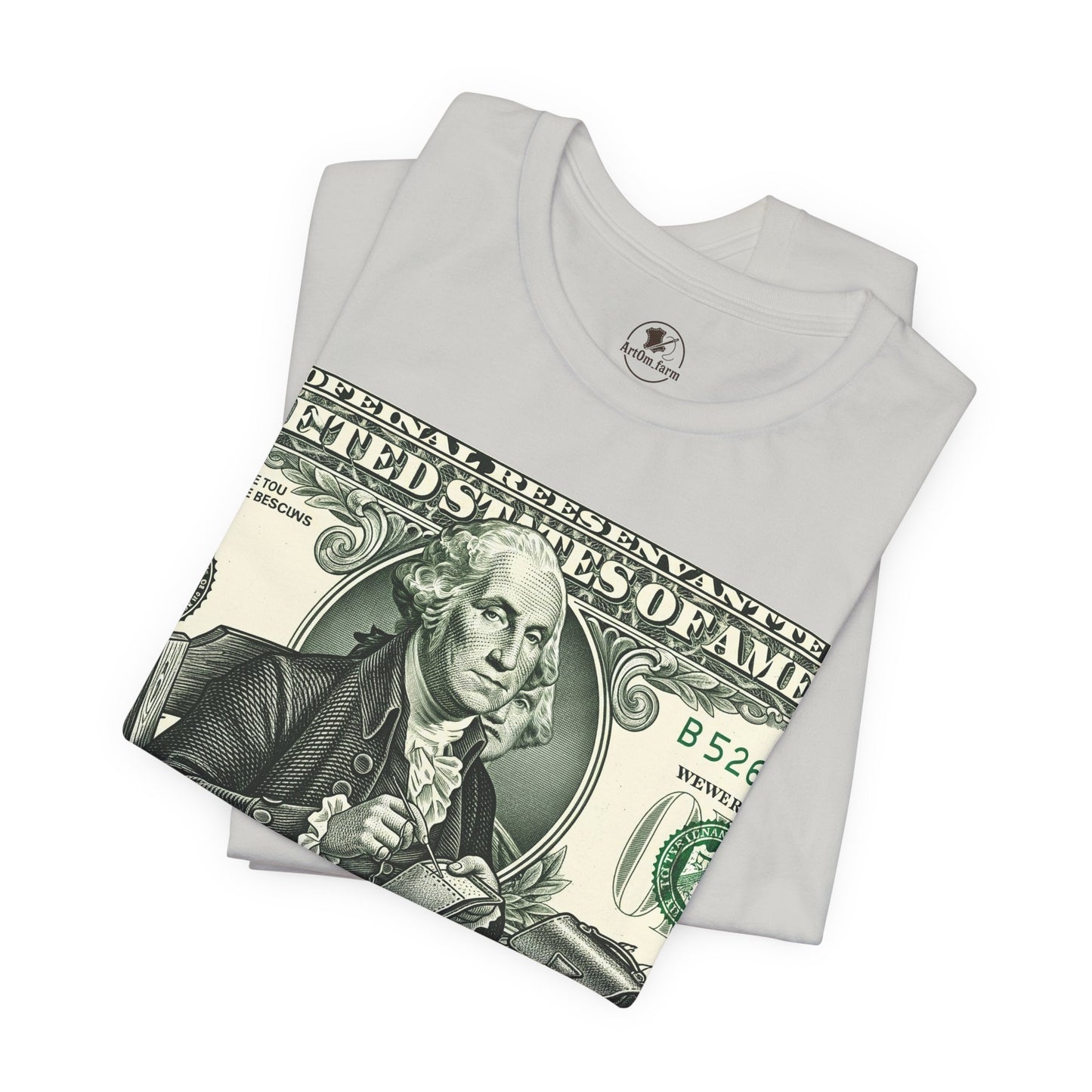 Alexander Hamilton Graphic Tee - Unisex Jersey Shirt for History Lovers, Vintage Style Casual Wear, Great Benjamin Franklin Graphic Tee Gift - ArtOm_farm™ LEATHER