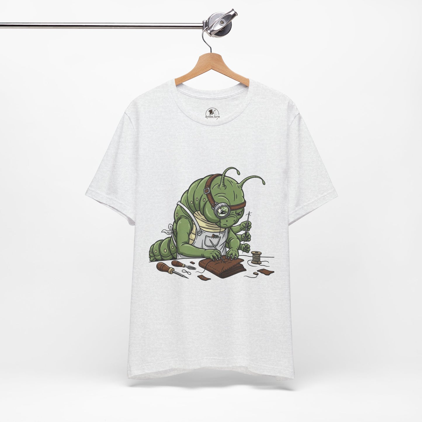 Cute Critter Crafting Tee - Fun Graphic Unisex T-Shirt for Creatives, Perfect Gift for Artsy Individuals - ArtOm_farm™ LEATHER