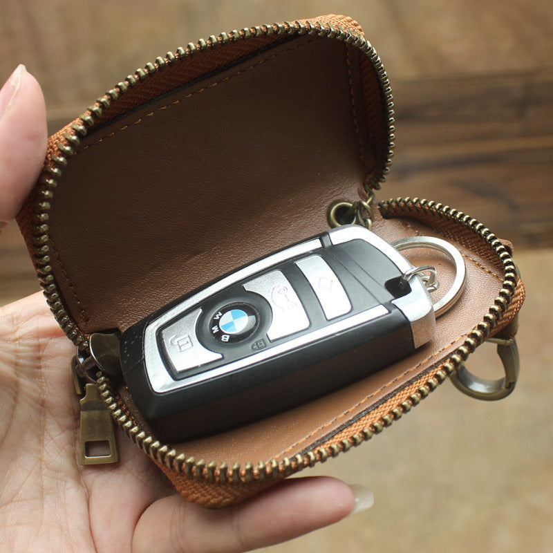 Zodiac Horse Key Case - Stylish and Unique Accessory for Astrology Lovers - ArtOm_farm™ LEATHER