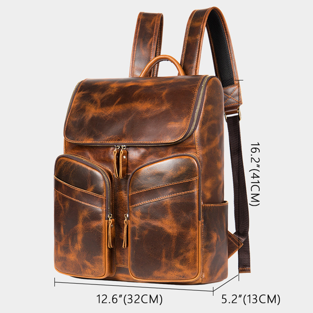 Vintage Leather Handbag for Timeless Style and Durability - ArtOm_farm™ LEATHER