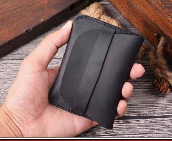 Crazy Horse Leather Wallet/Cardholder Retro - Premium Quality and Timeless Style