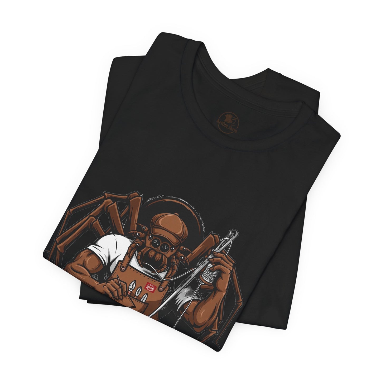 Spider-Man Graphic Tee for Unisex, Fun Short Sleeve Jersey Top, Perfect Gift for Comic Lovers, Casual Wear, Halloween Costume Essential - ArtOm_farm™ LEATHER