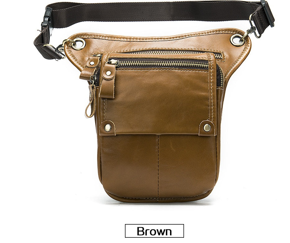 Vintage Leather Crossbody Bag - Timeless Style and Durability - ArtOm_farm™ LEATHER
