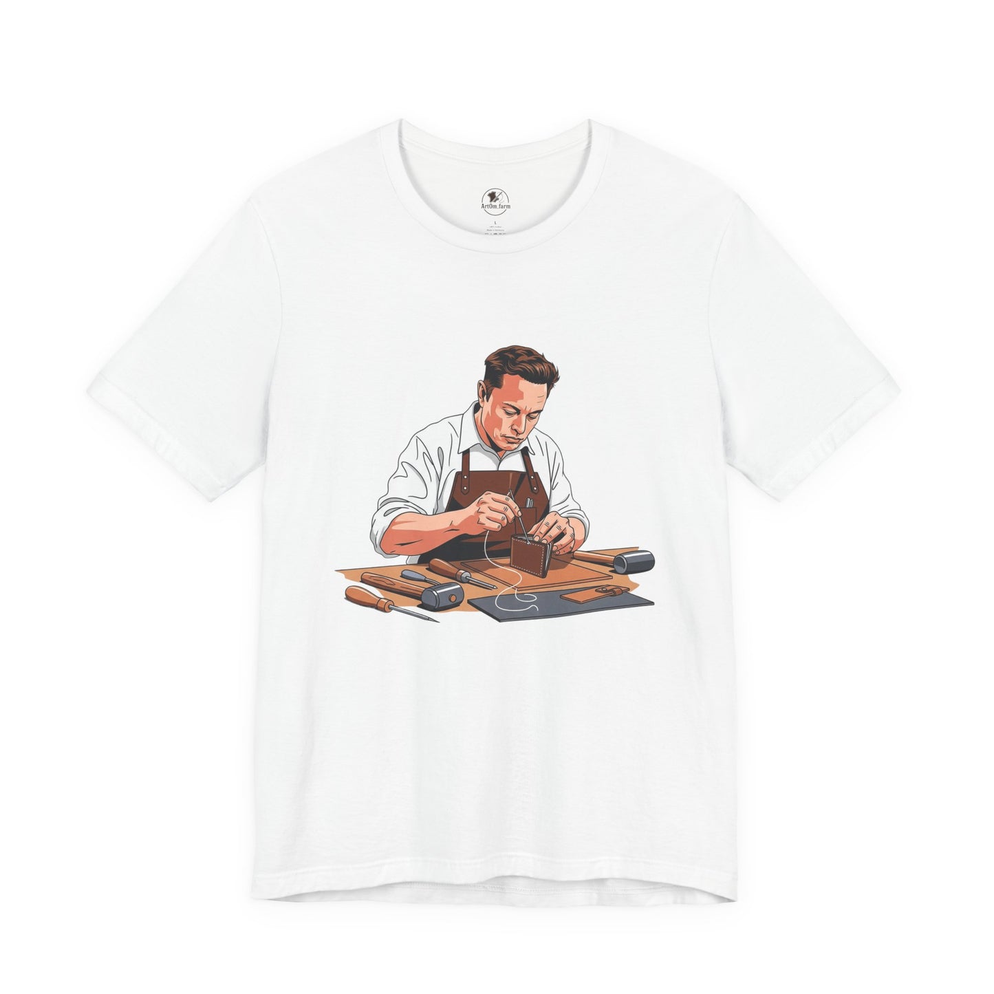 Craftsman Tee - Celebrate Artisanship with the Perfect Gift for Handyman and Father's Day, Ideal for Casual Everyday Wear - ArtOm_farm™ LEATHER