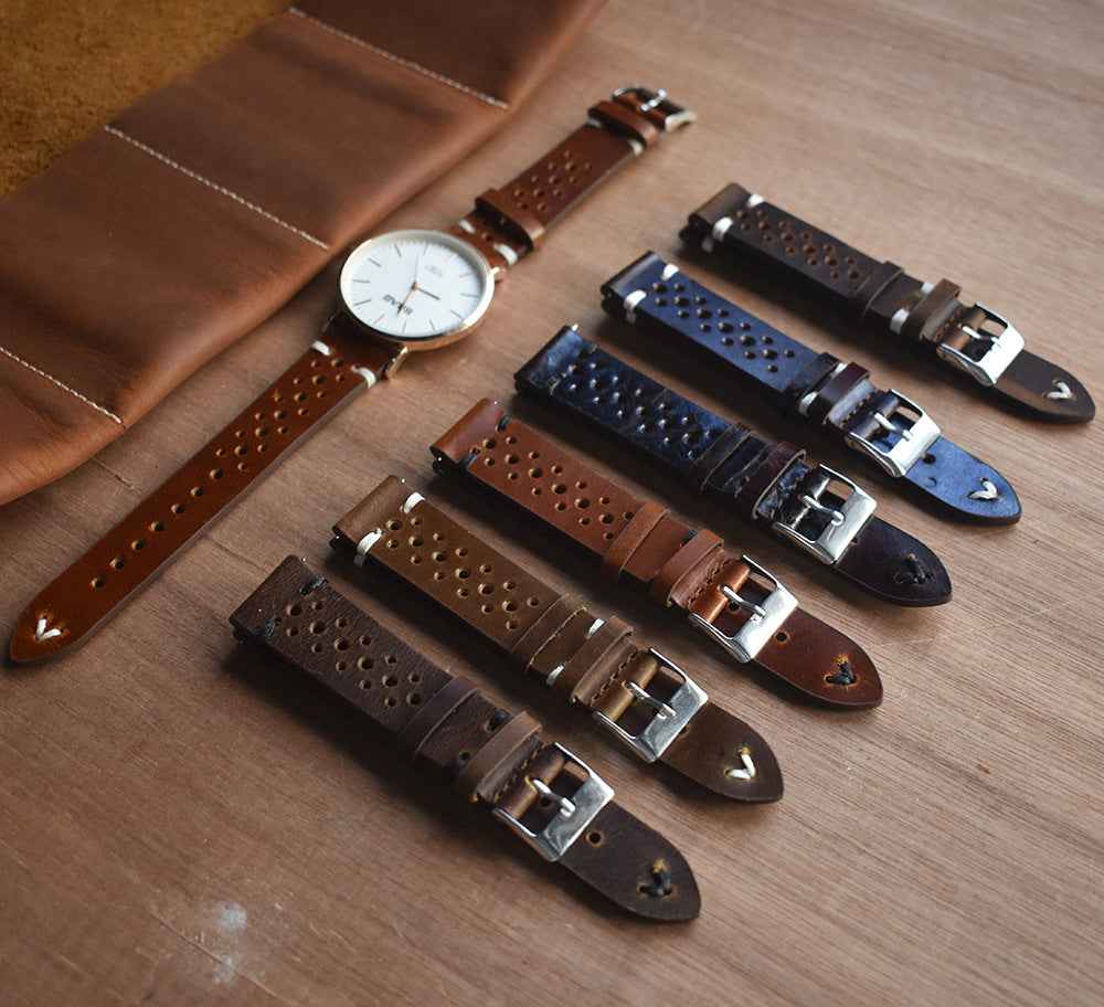 Crazy Horse Leather Strap - Handmade Quality Leather Strap for Durability and Style