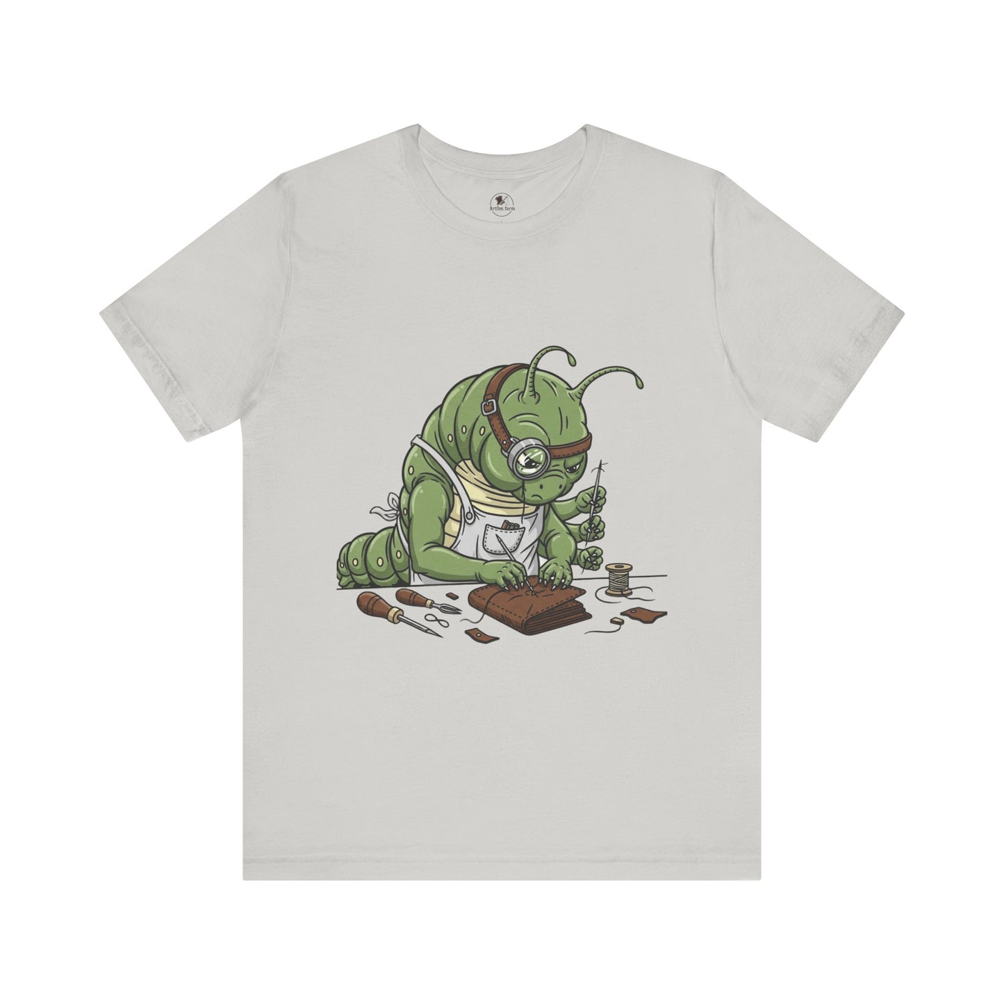 Cute Critter Crafting Tee - Fun Graphic Unisex T-Shirt for Creatives, Perfect Gift for Artsy Individuals - ArtOm_farm™ LEATHER