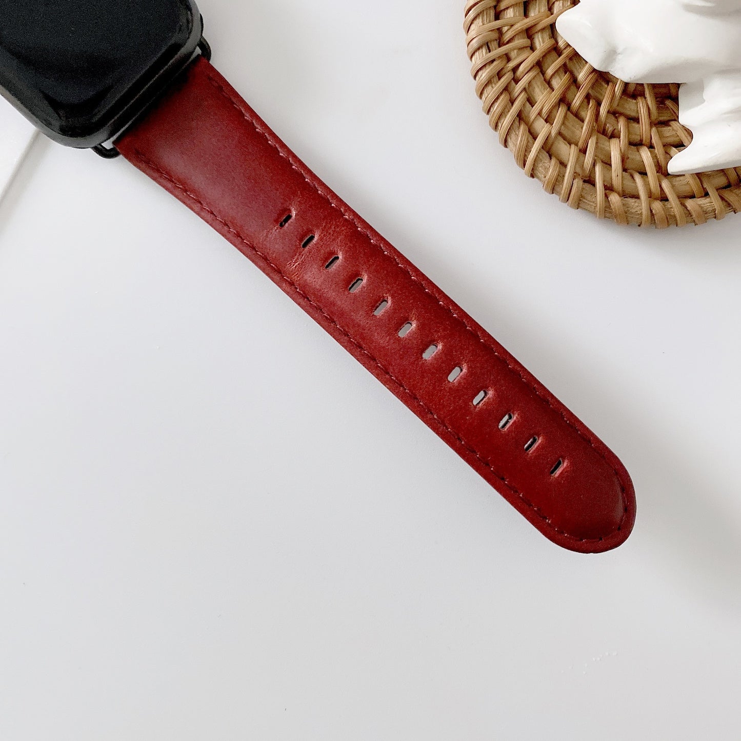 Glossy Oily Wax Texture Crazy Horse Leather Strap for Durability and Style - ArtOm_farm™ LEATHER