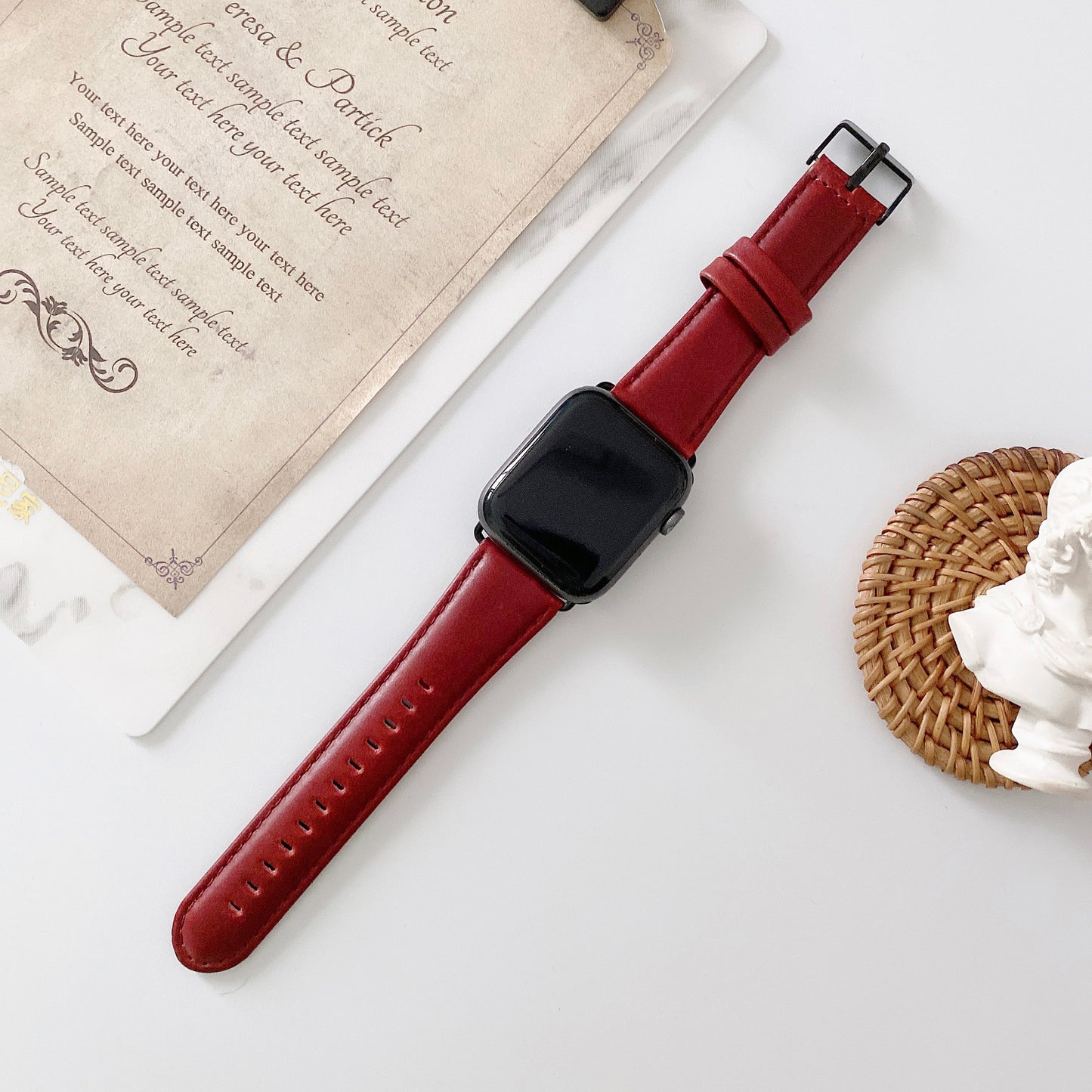 Glossy Oily Wax Texture Crazy Horse Leather Strap for Durability and Style - ArtOm_farm™ LEATHER