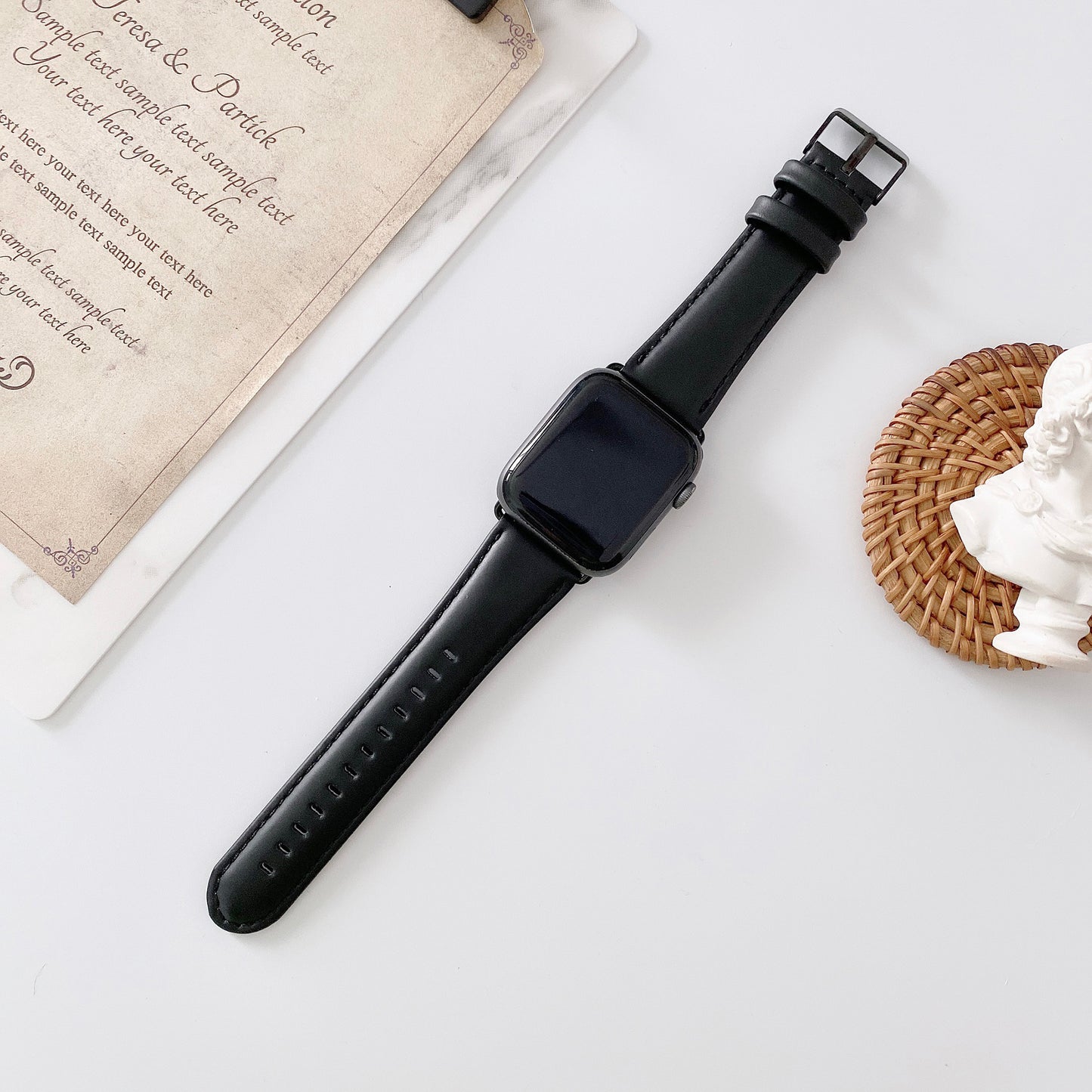 Glossy Oily Wax Texture Crazy Horse Leather Strap for Durability and Style - ArtOm_farm™ LEATHER