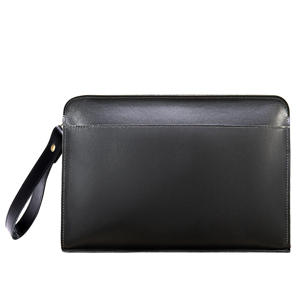 Retro Leather Handbag - Crazy Horse Leather Head Layer Cowhide Large Capacity - ArtOm_farm™ LEATHER