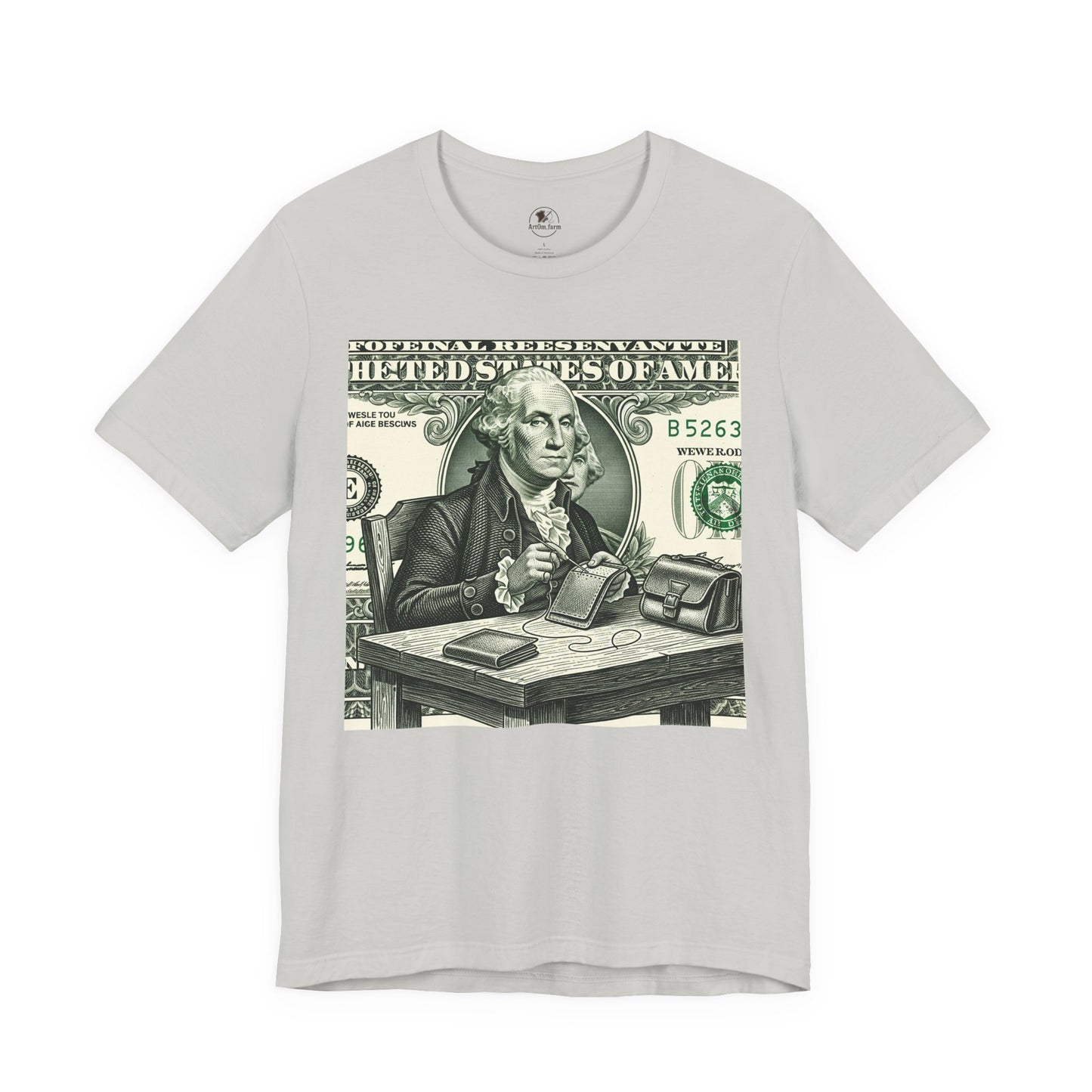 Alexander Hamilton Graphic Tee - Unisex Jersey Shirt for History Lovers, Vintage Style Casual Wear, Great Benjamin Franklin Graphic Tee Gift - ArtOm_farm™ LEATHER