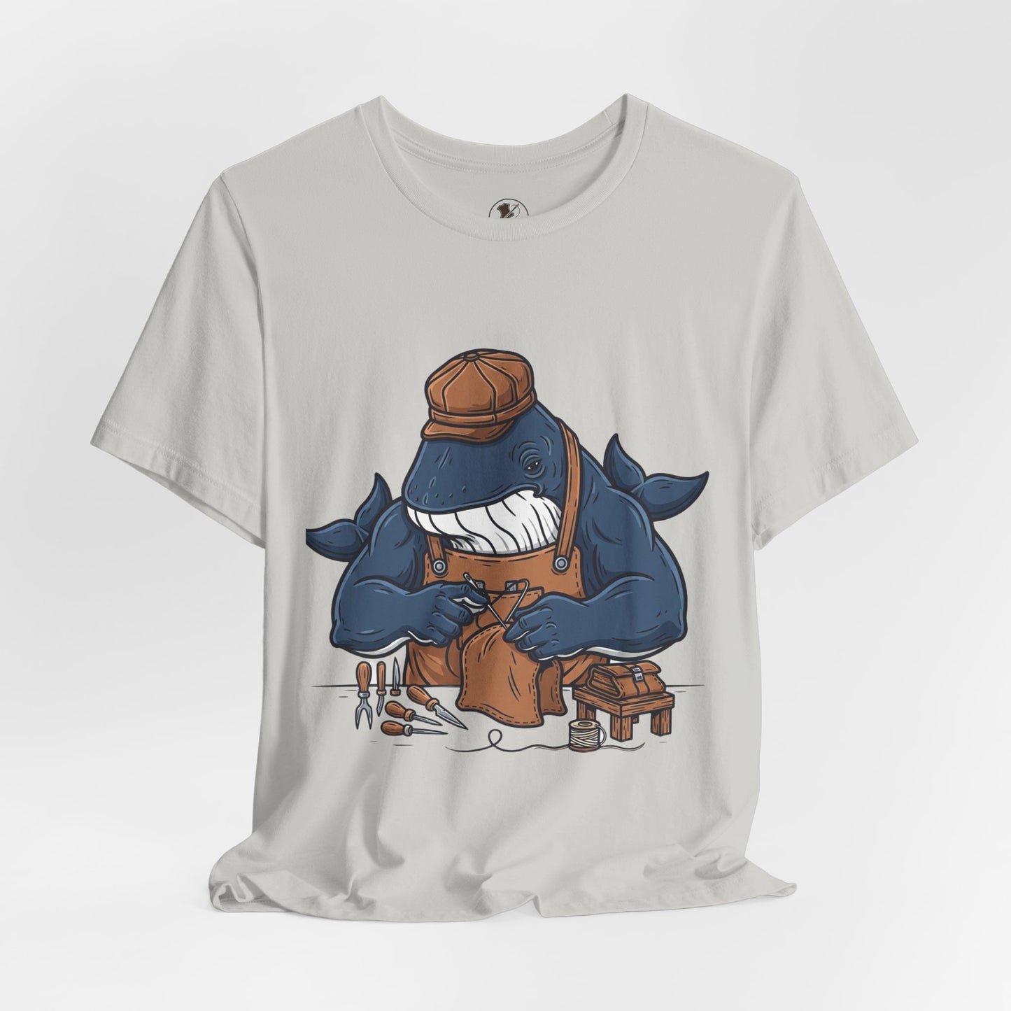 Crafty Shark Tee - Fun Unisex Casual Shirt for Ocean Lovers, Unique Gift Idea and Art Inspired Apparel