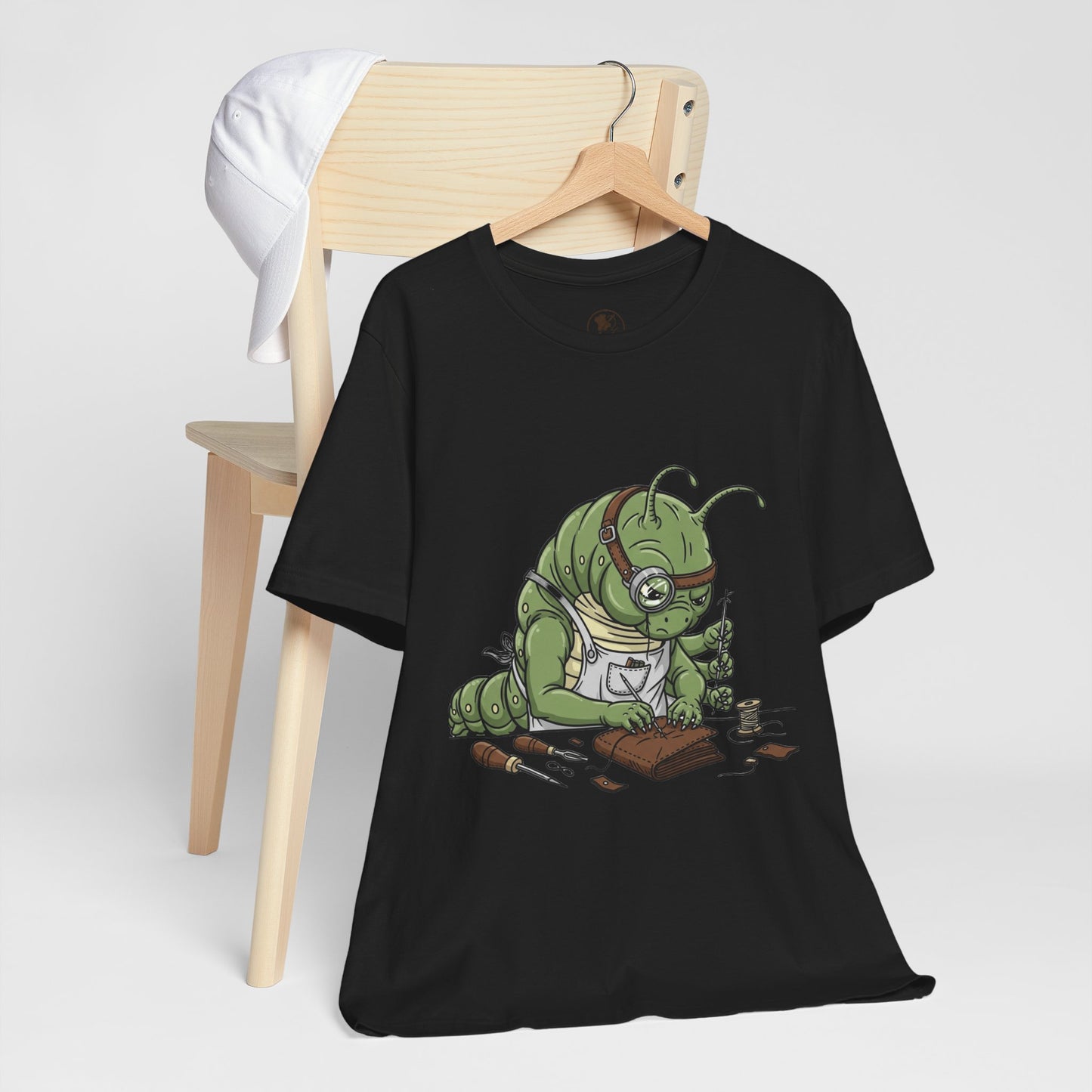 Cute Critter Crafting Tee - Fun Graphic Unisex T-Shirt for Creatives, Perfect Gift for Artsy Individuals - ArtOm_farm™ LEATHER