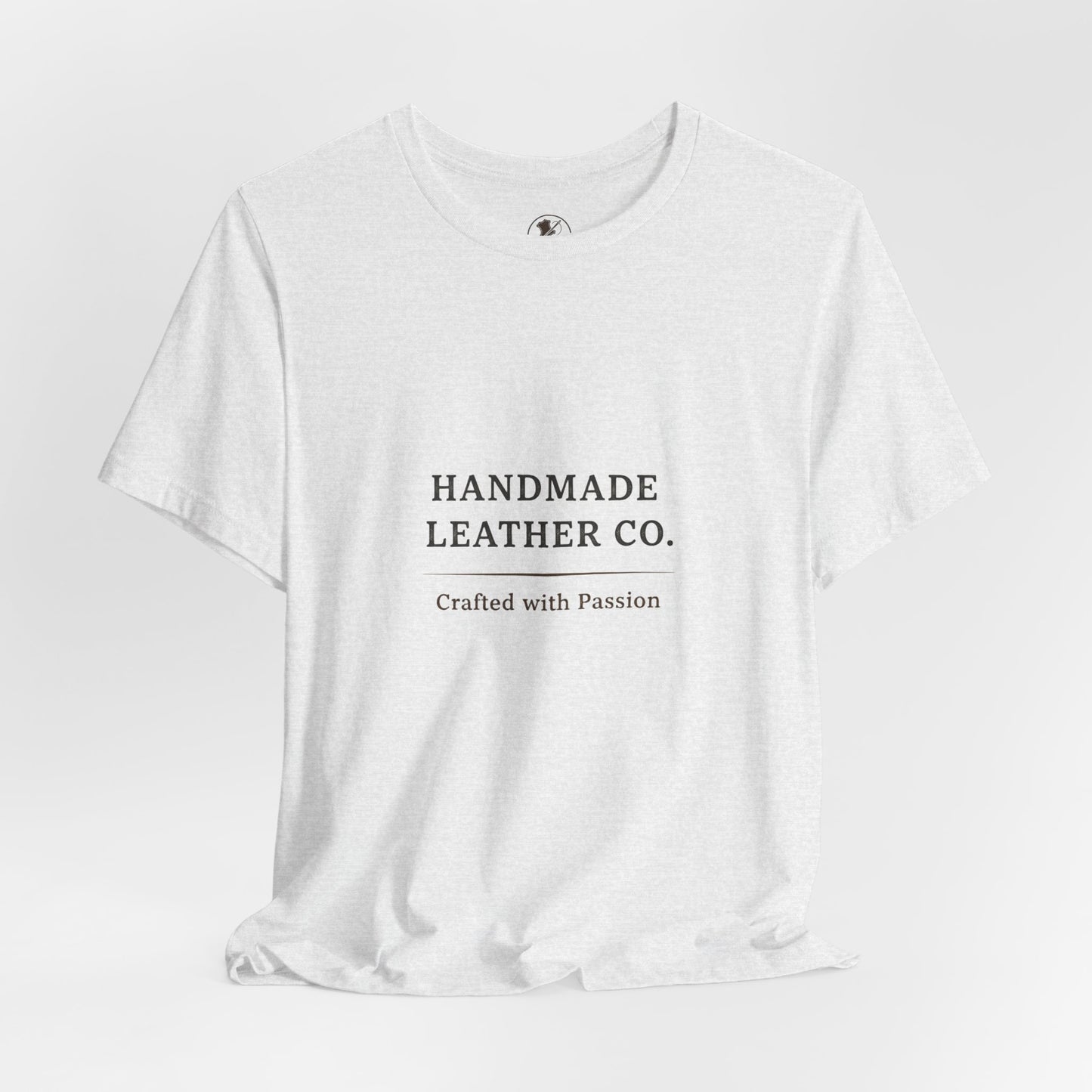 Handmade Leather Co. Tee - Unisex Casual Fashion Shirt for Everyday Wear, Stylish Comfort Gift for Leather Lovers - ArtOm_farm™ LEATHER