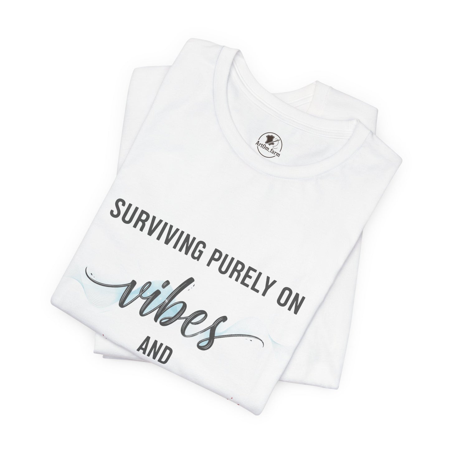 Vibes Chaos Tee - Unisex Jersey Short Sleeve Graphic T-Shirt for Casual Everyday Wear and Summer Essentials - ArtOm_farm™ LEATHER