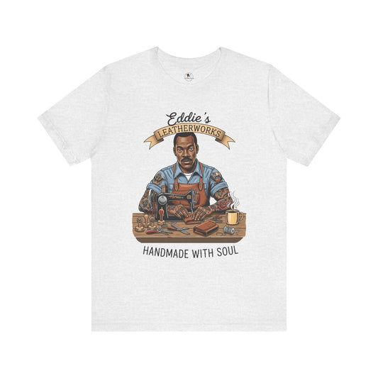 Handcrafted Leatherwork Tee for Craftsmen and DIY Enthusiasts, Perfect Artisan Shirt Gift for Dad on Father's Day - ArtOm_farm™ LEATHER