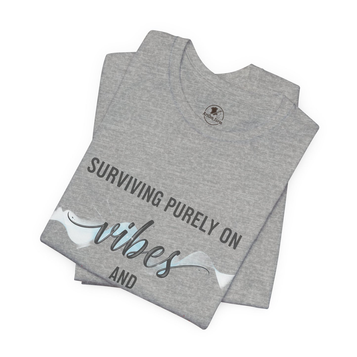 Vibes Chaos Tee - Unisex Jersey Short Sleeve Graphic T-Shirt for Casual Everyday Wear and Summer Essentials - ArtOm_farm™ LEATHER