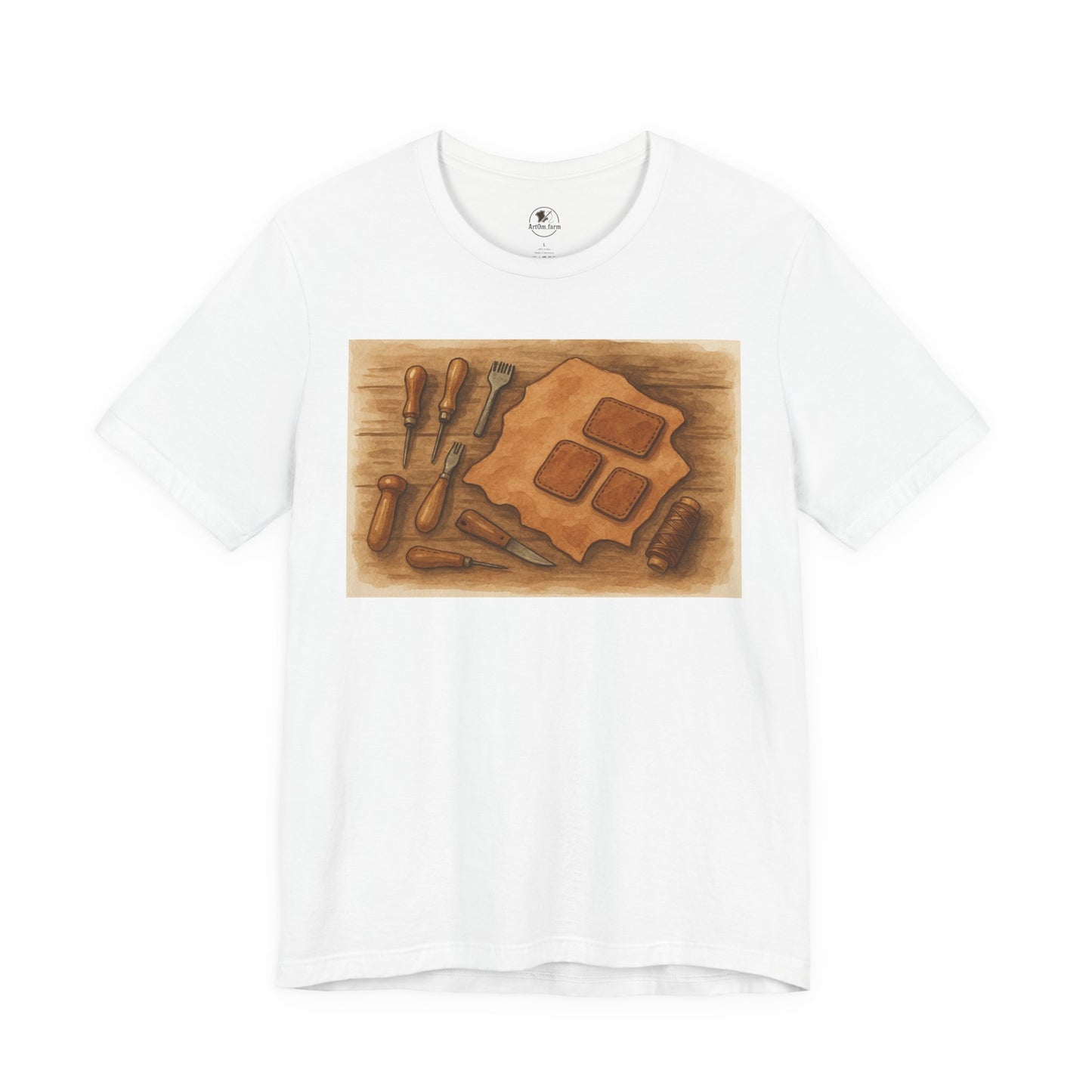 Craftsman Tools Tee - The Ideal Gift for Hobbyists and DIY Enthusiasts - ArtOm_farm™ LEATHER