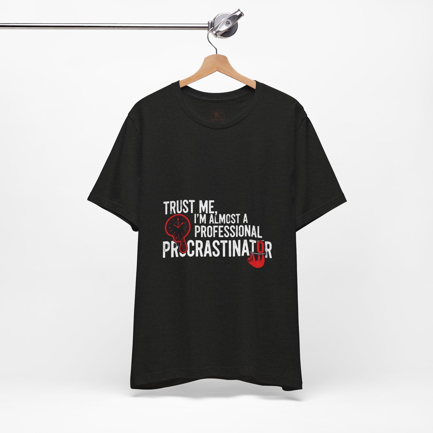 Funny Procrastinator T-Shirt | Humorous Gift for Students | Casual Unisex Graphic Tee - ArtOm_farm™ LEATHER