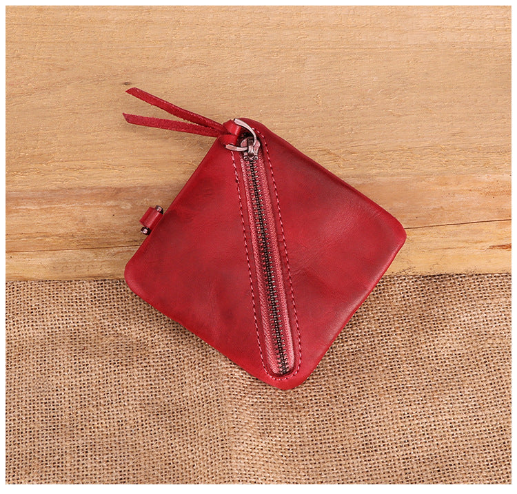 Vintage Leather Wallet - Handmade Artisan Craftsmanship - ArtOm_farm™ LEATHER