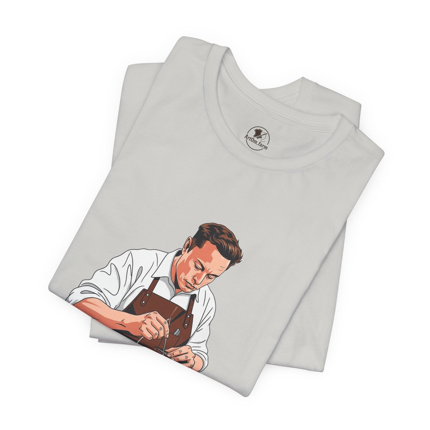 Craftsman Tee - Celebrate Artisanship with the Perfect Gift for Handyman and Father's Day, Ideal for Casual Everyday Wear - ArtOm_farm™ LEATHER