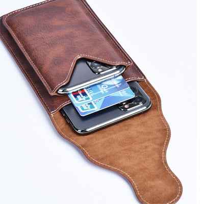 Crazy Horse Leather Waist Bag - Stylish and Durable Everyday Accessory - ArtOm_farm™ LEATHER