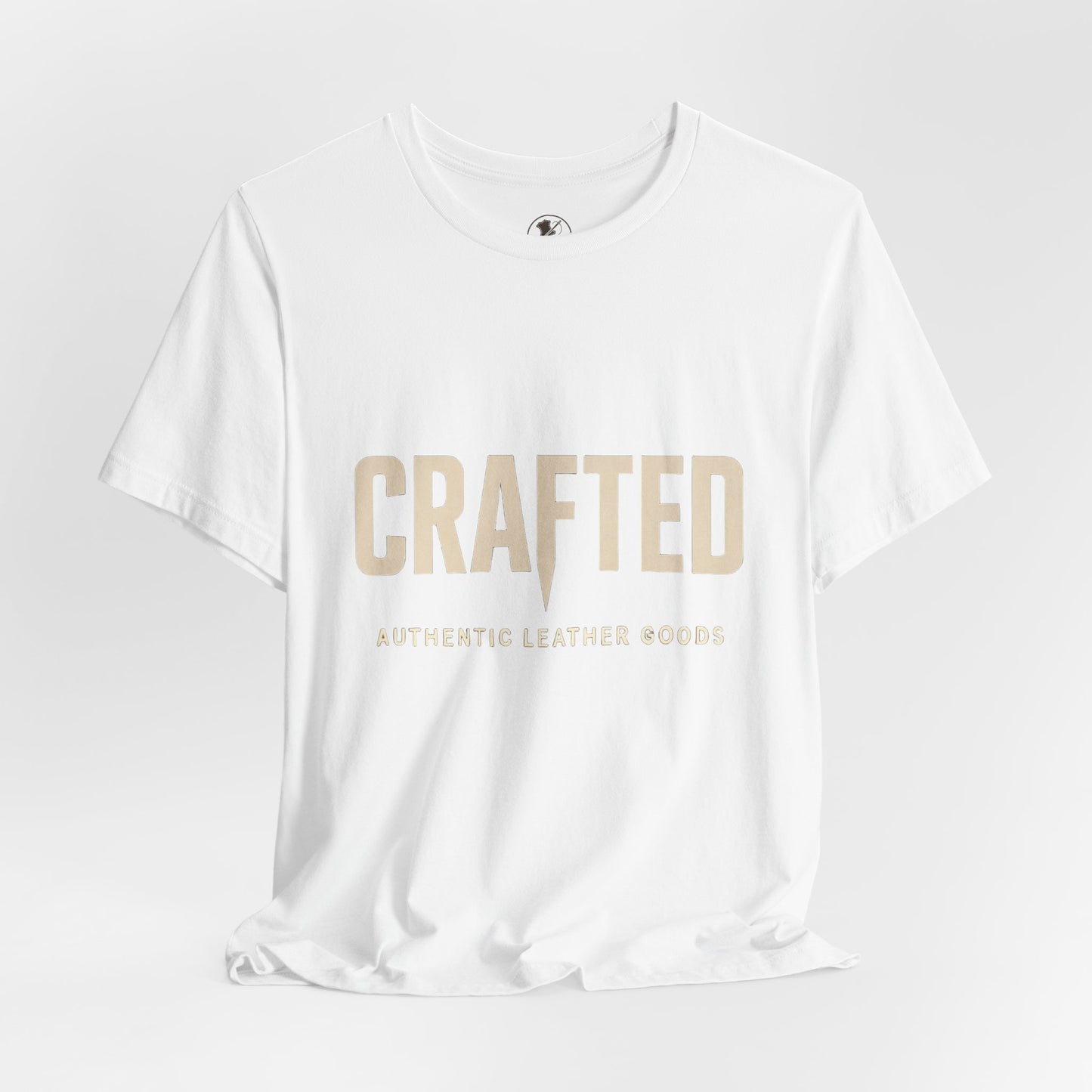 Crafted Leather Goods Tee - Unisex Casual Shirt, Vintage Style Cozy Everyday Wear, Perfect Gift for Him - ArtOm_farm™ LEATHER
