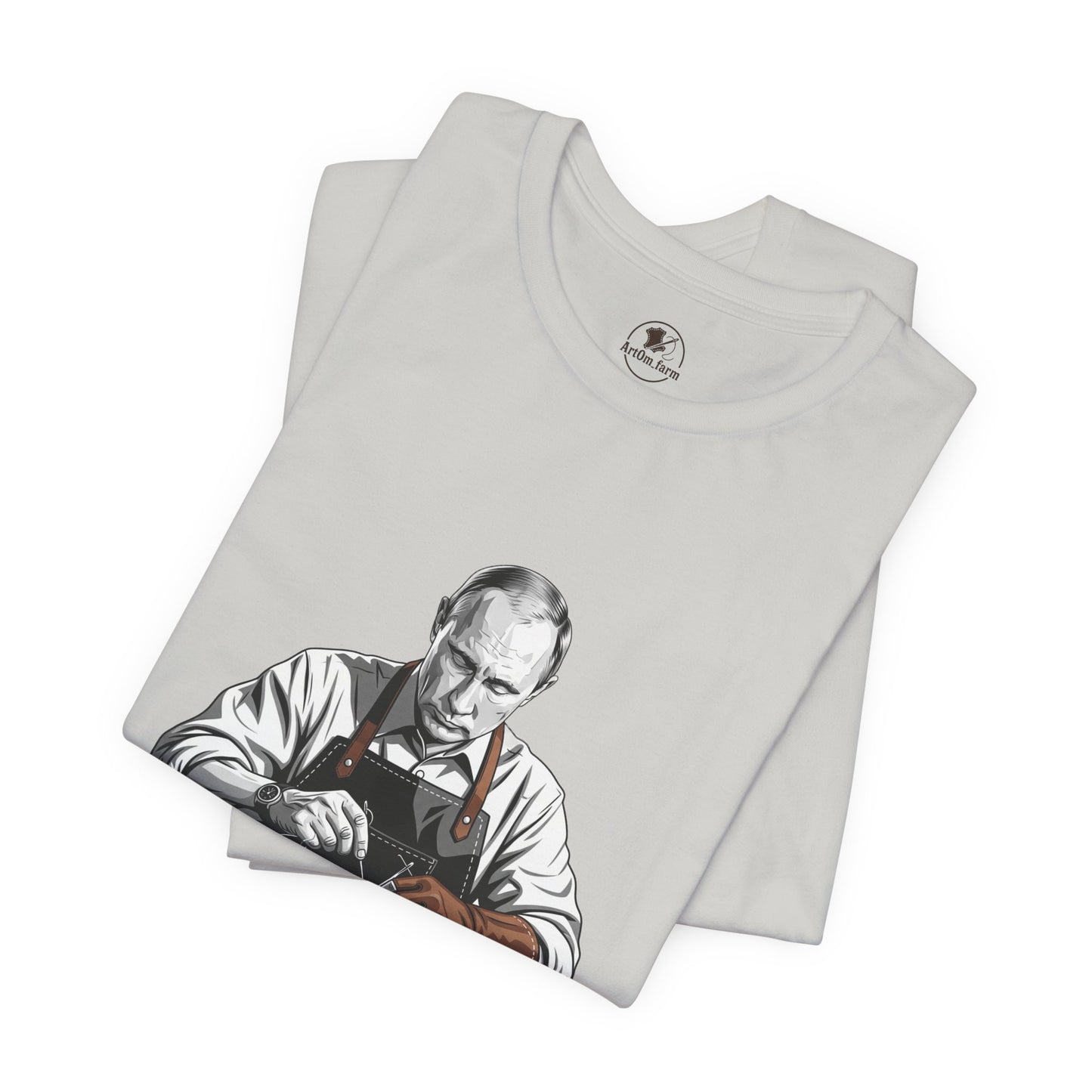 Craftsman Graphic Tee for Artisans, Perfect Birthday Gifts and Everyday Wear - ArtOm_farm™ LEATHER