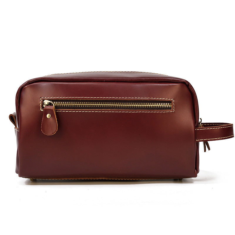 European And American Style Crazy Horse Leather Clutch for Men - ArtOm_farm™ LEATHER