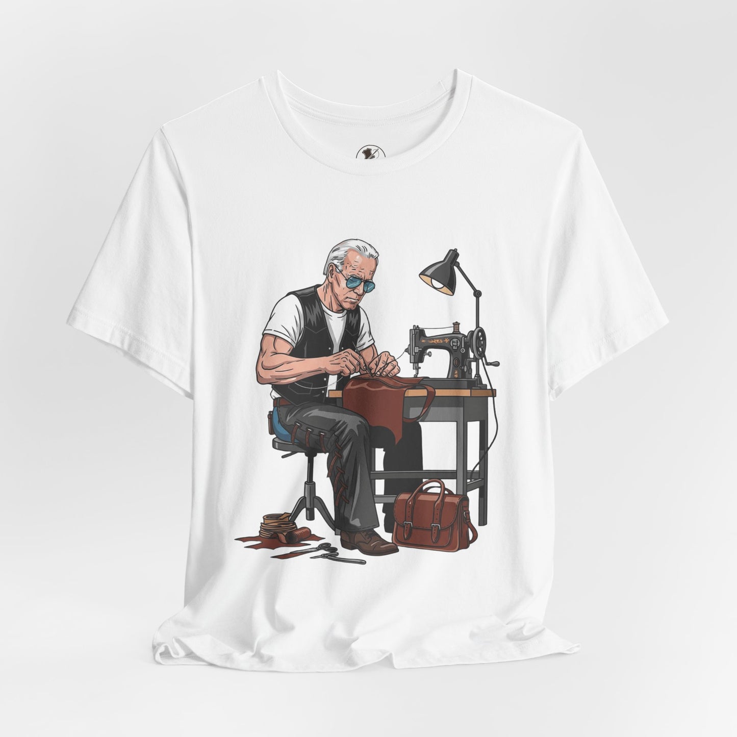 Craftsman Tee for Makers - Perfect Father's Day Gift for Sewing Enthusiasts and Artisan Apparel - ArtOm_farm™ LEATHER