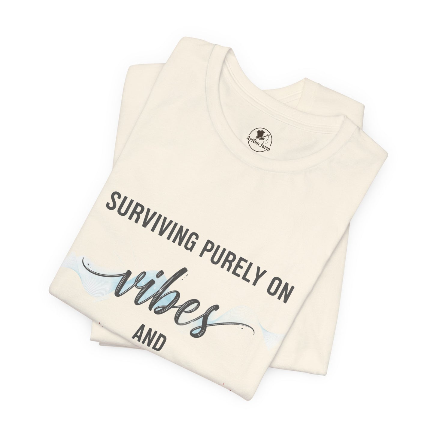 Vibes Chaos Tee - Unisex Jersey Short Sleeve Graphic T-Shirt for Casual Everyday Wear and Summer Essentials - ArtOm_farm™ LEATHER