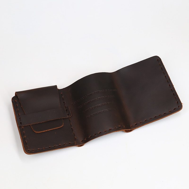 Personalized Horse Leather Wallet - Retro Day Dreamer Design - ArtOm_farm™ LEATHER