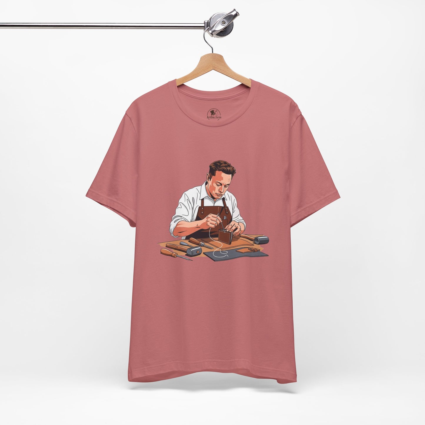 Craftsman Tee - Celebrate Artisanship with the Perfect Gift for Handyman and Father's Day, Ideal for Casual Everyday Wear - ArtOm_farm™ LEATHER