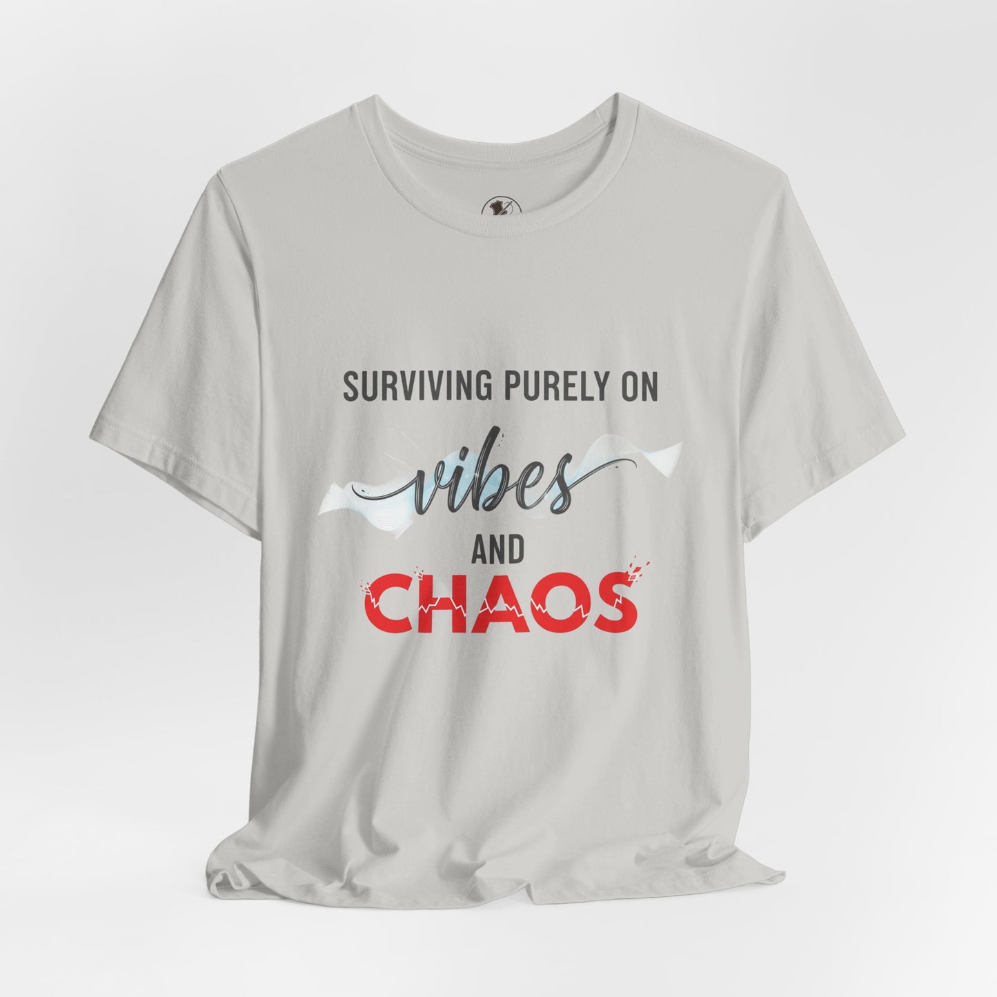 Vibes Chaos Tee - Unisex Jersey Short Sleeve Graphic T-Shirt for Casual Everyday Wear and Summer Essentials - ArtOm_farm™ LEATHER